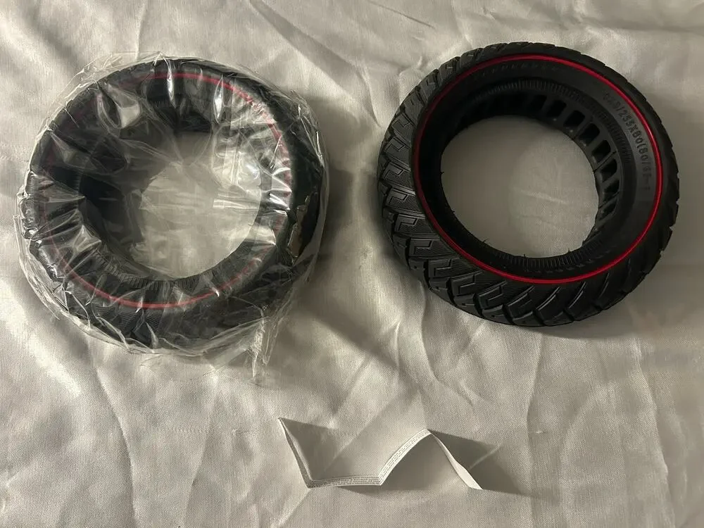 Off-Road Honeycomb Tire 10-inch Air Pock Solid Tyre Electric Scooter Wheel Parts